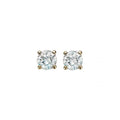 Ben Moss 14k Yellow Gold Diamond Solitaire Studs