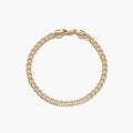 Mejuri 14k gold flat curb chain bracelet