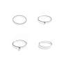 Esshesa jewellery sterling silver stacking rings